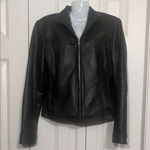 Wilson's Leather Womens Moto Jacket Full Zip S